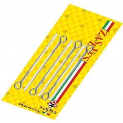 ZASEVES Art N. 17CX6BL SPIEDINI IN ACCIAIO INOX CM. 30 PZ.6 