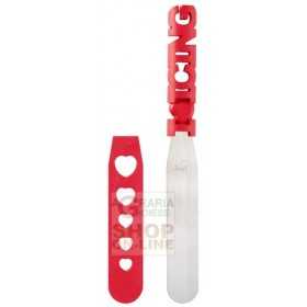 ZEAL STAINLESS STEEL FLEXIBLE SPATULA WITH HEART BLADE COVER
