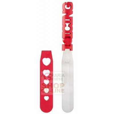 ZEAL STAINLESS STEEL FLEXIBLE SPATULA WITH HEART BLADE COVER