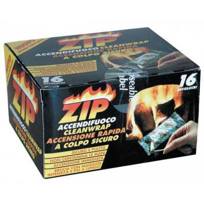 ZIP ACCENDIFUOCO 16 CUBETTI MAXI CLEANWRAP 
