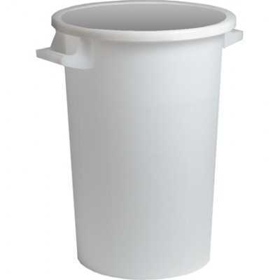 BIDONE BIANCO SENZA COPERCHIO LT.120 