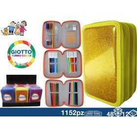 CASE GIOTTO 3ZIP GLITTER 48/12