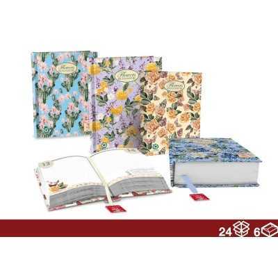DIARIO PCK 16M NATURE FLOWERS 24/6 
