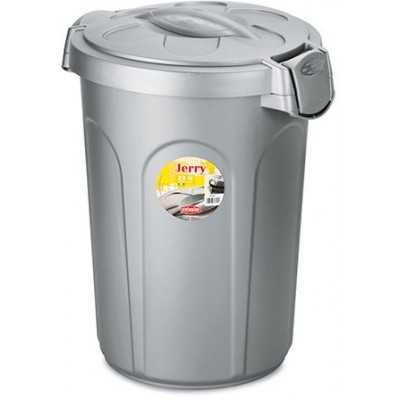 Jerry bin for waste with silver lid lt. 23