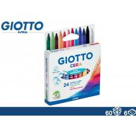 GIOTTO WAX COLORS 24PZ NEW 60/6