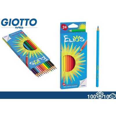 GIOTTO COLORI ELIOS LACCATI IN LEGNO CONF. DA 24 PEZZI 