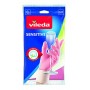 VILEDA SENSITIVE GLOVES PINK LARGE SIZE