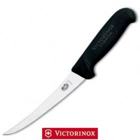 VICTORINOX SLAUGHTER KNIFE FOR BONING CURVED BLADE FIBROX
