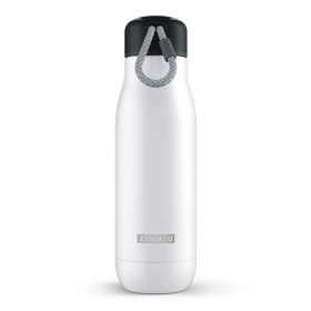 ZOKU Stainless Steel Bottle M Medium White thermal bottle ml.