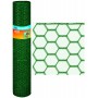 RETE METALLICA CAVALLINO FARM PLASTIC VERDE ESAGONALE MT. 10