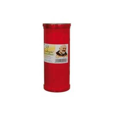 LUMINO CON CERA VOTIVO T50 ROSSO SAN PIO (CONF. PZ. 30) 