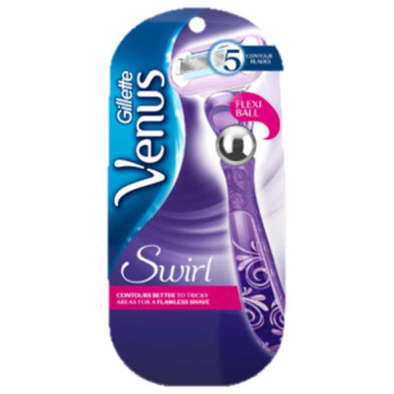 GILLETTE VENUS RAZOR SWIRL 5 BLADES FLEXI BALL
