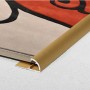 PROFILO SCATTO ALLUMINIO ORO PER MOQUETTE ALTA CM. 200