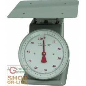 BLUE MECHANICAL HAND SCALE KG. 100 FLOOR BOTTOM