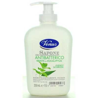 VENUS SAPONE LIQUIDO MANI MENTA ED EUCALIPTUS ANTIBATTERICO ML.