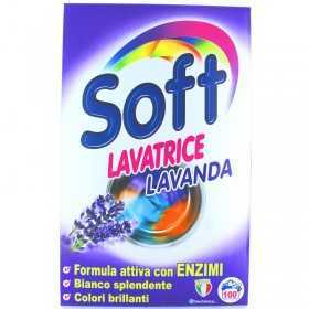 SOFT DETERSIVO BUCATO LAVATRICE IN POLVERE LAVANDA FUSTONE 100