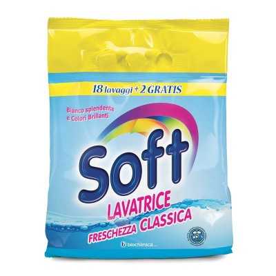 SOFT PIU DETERSIVO BUCATO LAVATRICE IN POLVERE BLUE OXYGEN