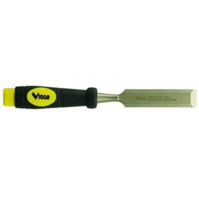 VIGOR SCALPELLO FALEGNAME MANICO GOMMATO MM. 20 