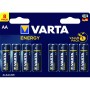 VARTA BATTERIE PILE ENERGY ALKALINE STILO 8 PEZZI AA 