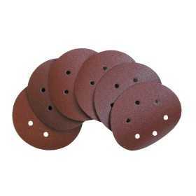 DISCO ABRASIVO VELCRATO 6 FORI MM. 150 GR. 80