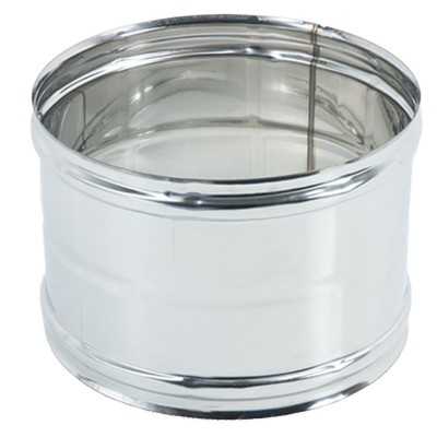 RACCORDO INOX PER TUBO CANNA FUMARIA F.F. DIAM. 250 