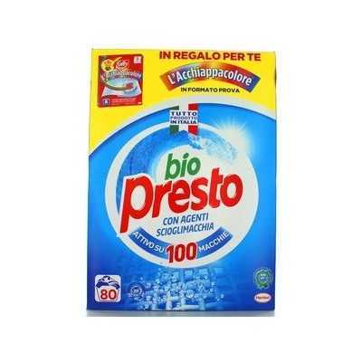 BIO PRESTO DRUM LAUNDRY DETERGENT POWDER WASHING MACHINE 80