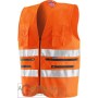 MULTI-POCKET VEST ORANGE 9046 HIGH VISIBILITY SIZE L - XXL