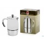 BRA CAFFETTIERA MAGNA ESPRESSO IN ACCAIO INOX 6 TAZZE 