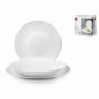 BORMIOLI SERVIZIO PIATTI DA TAVOLA PRIMA BIANCO PZ. 18 