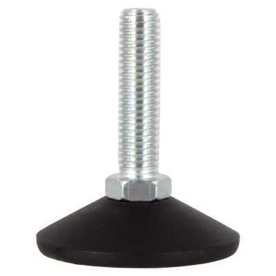 ADJUSTABLE GALVANIZED FOOT MA10 x DIAMETER MM. 35