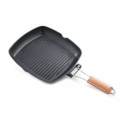 INDUCTION NON-STICK ALUMINUM GRILL CM. 28x28