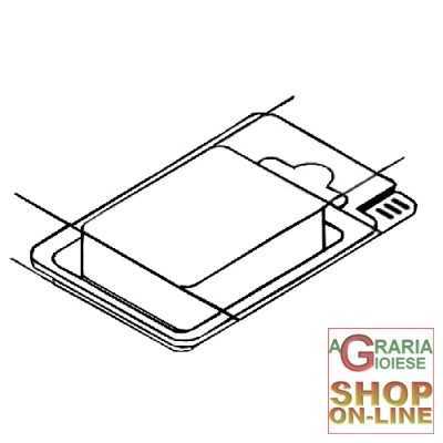 BIVALVE PLASTICHE VUOTE PER BLISTER MM 95 X 45 X 30 PZ. 100 