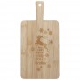 TOGNANA Tagliere Renna di Legno Marrone CM. 33x16x1h. Linea