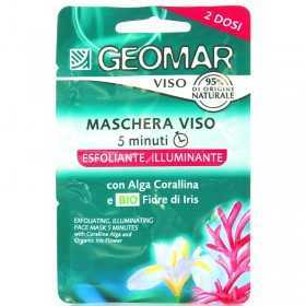 GEOMAR MASCHERA VISO 5 MINUTI ESFOLIANTE ILLUMINANTE 15 ML 