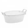 Blue Oval Plastic Basin diam. cm. 60 lt. 30