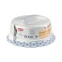 Portatorte Tosca in plastica con campana trasparente Bianco