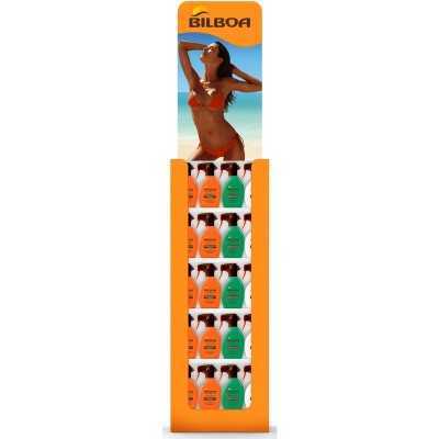 SOLAR BILBOA ACQUABRONZE 250 ML EXHIBITOR 120 PCS MIXED