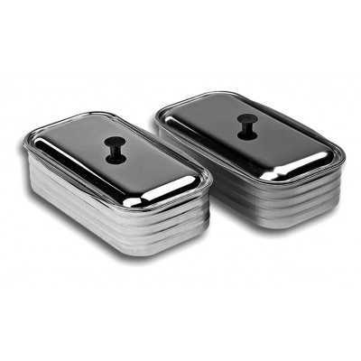 SET VASCA INOX CON MESTOLO PER CUCINA 4 1/2