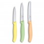 Victorinox Set 3 Coltelli da cucina con Manici light orange