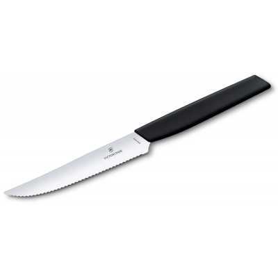 Victorinox Coltello da pizza o carne Nero Swiss