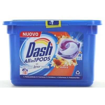 DASH 15 ECODOSI PODS ALL IN 1 AMBRA