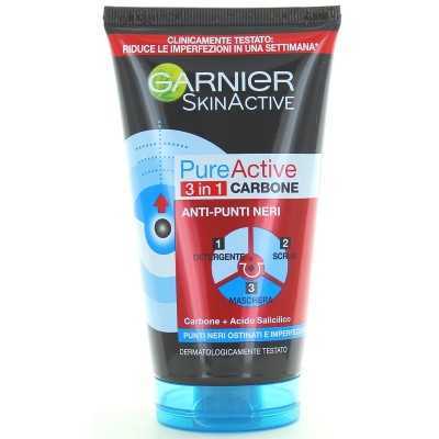 GARNIER PURE ACTIVE CARBONE 3IN1 ANTI-PUNTI NERI 150 ML 