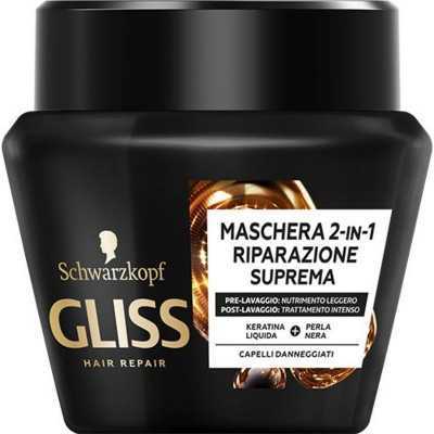 GLISS MASCHERA 2 IN 1 RIPARAZIONE SUPREMA CAPELLI DANNEGGIATI