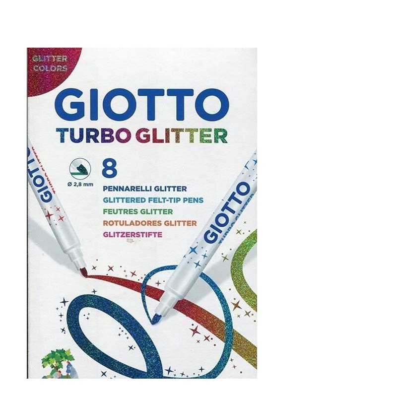 Giotto Pennarelli Turbo Glitter colori assortiti