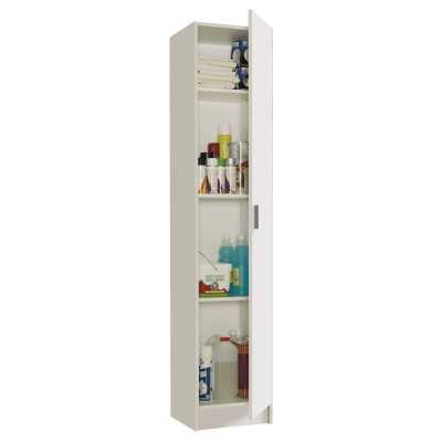KIT ARMADIO CON 1 ANTA E 4 RIPIANI MULTIUSO CM. 37x37x180h.