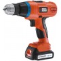 BLACK DECKER DRILL 14.4 LITHIUM MOD.EPL148K + A7064