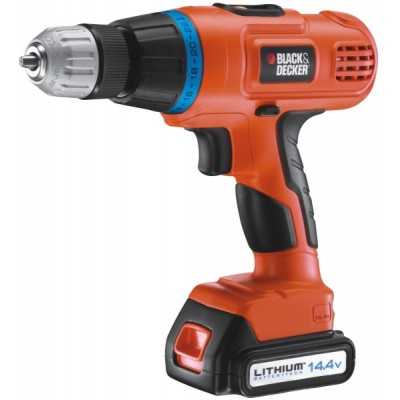 BLACK DECKER DRILL 14.4 LITHIUM MOD.EPL148K + A7064