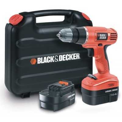 BLACK DECKER TRAPANO C/2 BATTERIE 14V. MOD.EPC14CABK 