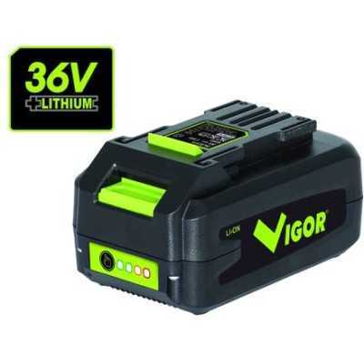 BATTERIA VIGOR LITIO SERIE VX VX 36V 2,5AH