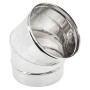 GOMITO INOX AISI 304 A 45 GRADI DIAM. 300